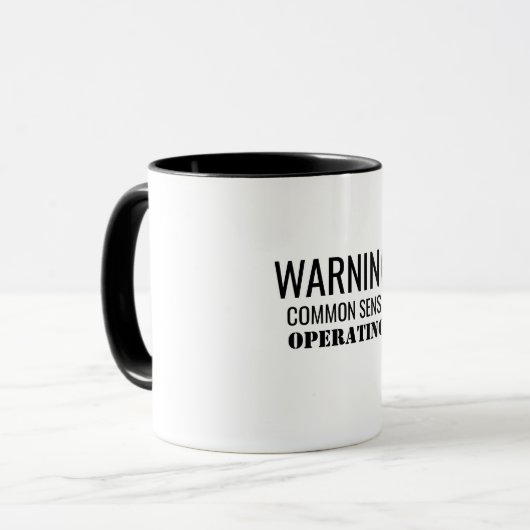 引用文おもしろいマグ マグカップ (正面左)