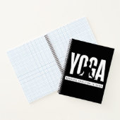 引用文おもしろいヨガ姦淫は懸命 ノートブック (内部)