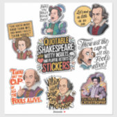 引用文おもしろい侮辱ユーモアのセット シール (シート)