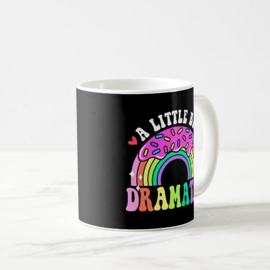 引用文おもしろい少し劇的な、かわいいドーナツ。 コーヒーマグカップ (正面右)