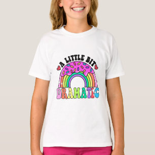 引用文おもしろい少し劇的な、かわいいドーナツ。 Tシャツ