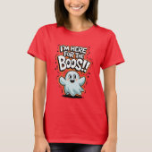 引用文おもしろい幽霊ハロウィーンTシャツ Tシャツ (正面)