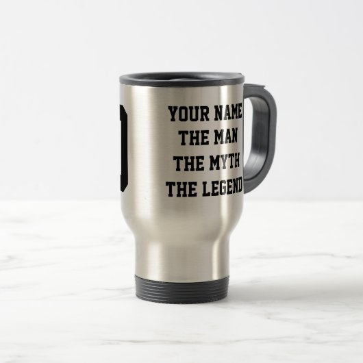 引用文おもしろい旅行用コーヒーマ男性へグの誕生日 トラベルマグ (正面右)