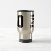 引用文おもしろい旅行用コーヒーマ男性へグの誕生日 トラベルマグ (中央)
