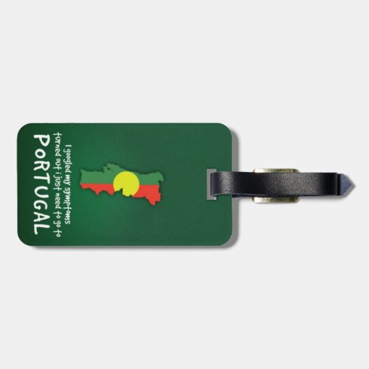 引用文おもしろい私の症状を検索ポルトガル ラゲッジタグ (裏面横)