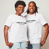 引用文おもしろい私は私のハビー偽のニュースTシャツを嫌う Tシャツ