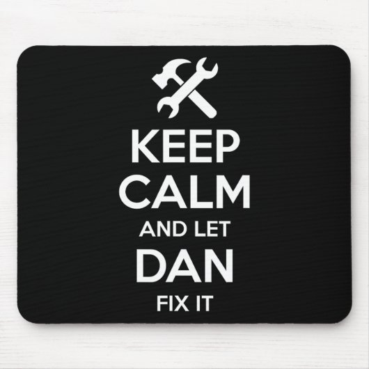 引用文おもしろい誕生日名パーソナライズされたギフトIDの修正 マウスパッド (正面)