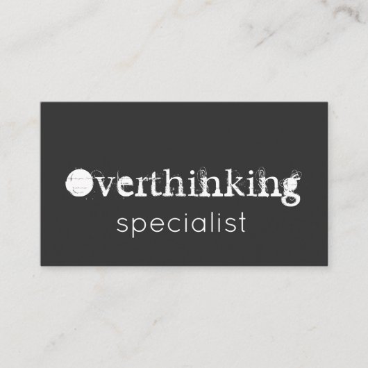 引用文おもしろい過大思考専門医 名刺 (正面)