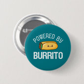 引用文おもしろい・ブリトとメキシコのフードラバー 缶バッジ (正面&裏面)