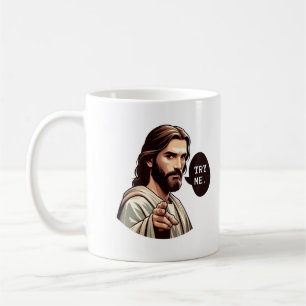 引用文おもしろいLOLイエスミーム私を試す コーヒーマグカップ