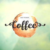 引用文が最初のコーヒータイポグラフショップカフェ ウィンドウサイン (シート3)