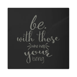 引用文ことわざあなたの存在する救済人と一緒に メタルプリント