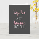 -引用文である私のお気に入りのな場所はともにあります カード (黄色い花)