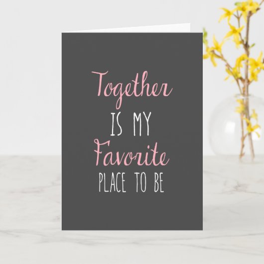 -引用文である私のお気に入りのな場所はともにあります カード (黄色い花)