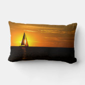 引用文で夕日に入る ランバークッション (裏面)