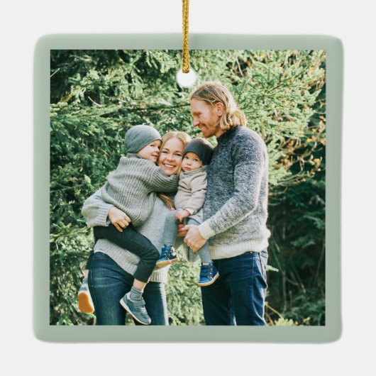 引用文で自分の写真を作成 セラミックオーナメント (裏面)