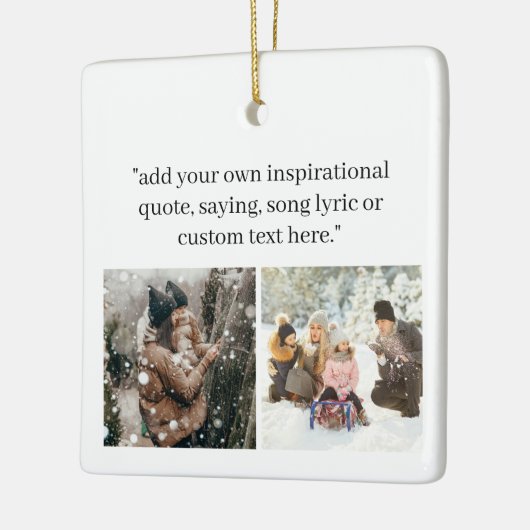 引用文で自分の写真を作成 セラミックオーナメント (左)