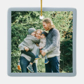 引用文で自分の写真を作成 セラミックオーナメント (裏面)