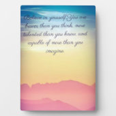 引用文とインスピレーションコレクション フォトプラーク (正面)