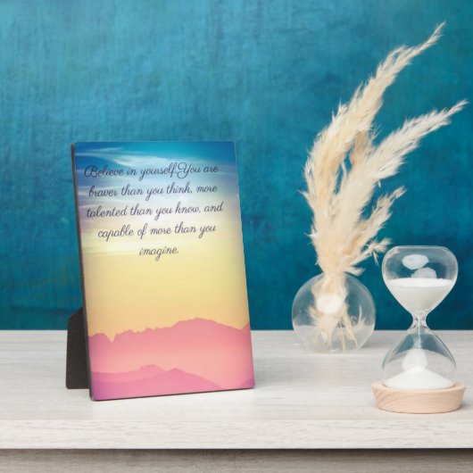 引用文とインスピレーションコレクション フォトプラーク (側面)