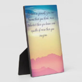 引用文とインスピレーションコレクション フォトプラーク (側面)