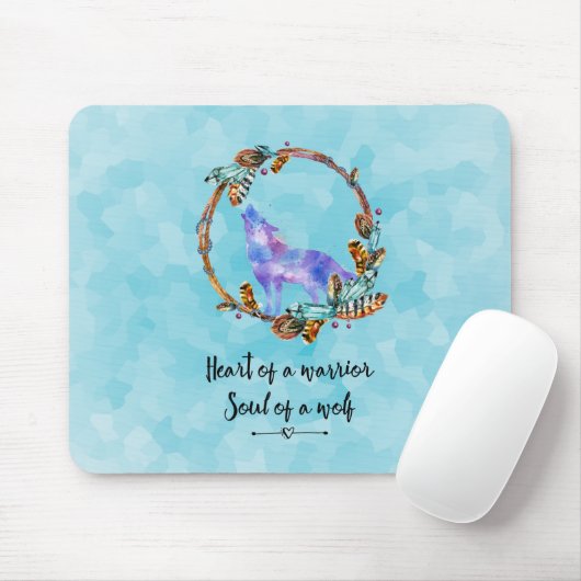 引用文とハウリングウルフインアボホリース マウスパッド (マウス)