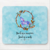 引用文とハウリングウルフインアボホリース マウスパッド (正面)