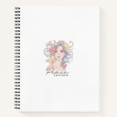 引用文とミニマルデザイン ノートブック (正面)