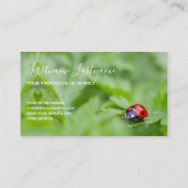 引用文と美しいラディバやる気を起こさせるグ 名刺 (裏面)