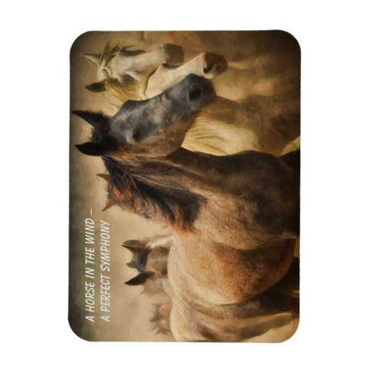 引用文についてウマ冷蔵庫用マグネット マグネット (縦)