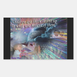 引用文について 長方形シール