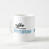 引用文にコーヒーを飲ませる コーヒーマグカップ (正面左)