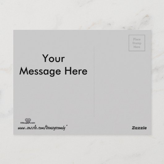 引用文に意味のはがき ポストカード (裏面)