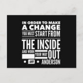 引用文に意味のはがき ポストカード (正面)