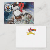 引用文のまわりに書 エンクロージャーカード (正面/裏面)