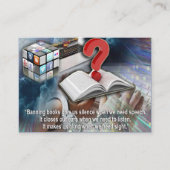 引用文のまわりに書 エンクロージャーカード (正面)