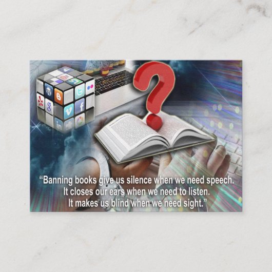 引用文のまわりに書 エンクロージャーカード (正面)