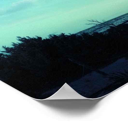 引用文のカスタム作成 – Moonlit Night ポスター (角)