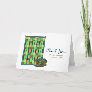 引用文のクリッティングオンノテカード – キルターメロディ サンキューカード