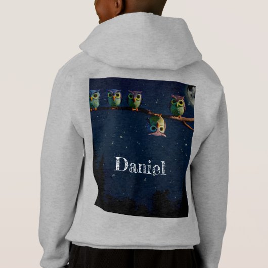 引用文のコラージュ違うをユニーク使ったフクロウ (裏面)