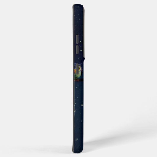 引用文のコラージュ違うをユニーク使ったフクロウ SAMSUNG GALAXYケース (右側面)