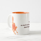 引用文のサフラン仏Gautama ツートーンマグカップ (正面左)