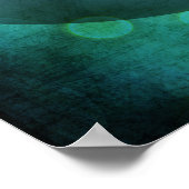 引用文のテクスチャグランジライトを追加カラフルする ポスター (角)