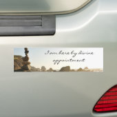 引用文のバンパーステッカー私は神のapptによってここにいます バンパーステッカー (車上)
