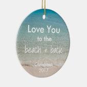 引用文のビーチのテーマのオーナメント セラミックオーナメント (右)