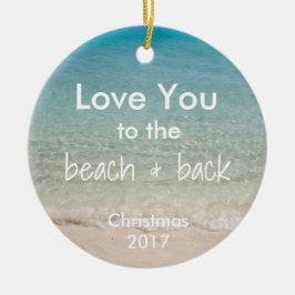 引用文のビーチのテーマのオーナメント セラミックオーナメント