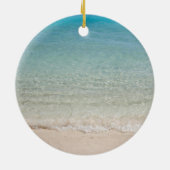 引用文のビーチのテーマのオーナメント セラミックオーナメント (裏面)