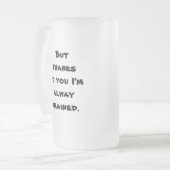 引用文のビールのジョッキ-曇らされたビールのジョッキ フロストグラスビールジョッキ (正面左)