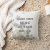引用文のホームデコ用のカスタム枕を追加する クッション (ブランケット)