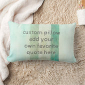 引用文のホームデコ用のカスタム枕を追加する ランバークッション (ブランケット)